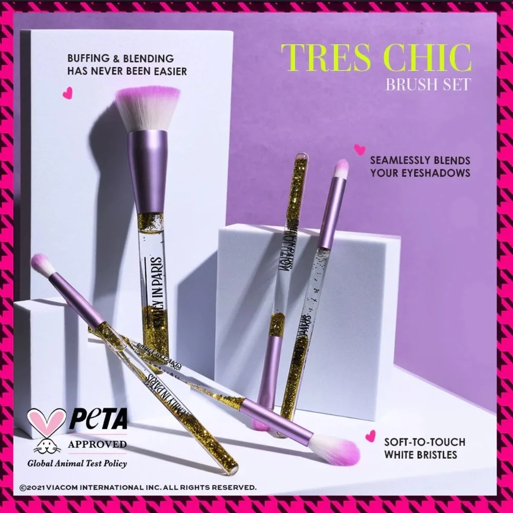 Revolution Emily in Paris 5 Piece Brush Set - Picture 3 of 7